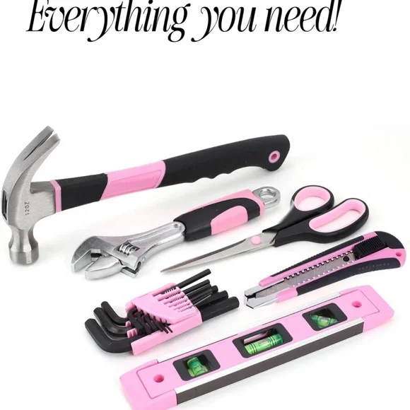 Pink and Black Home Tool Kit - Picture 7 of 9